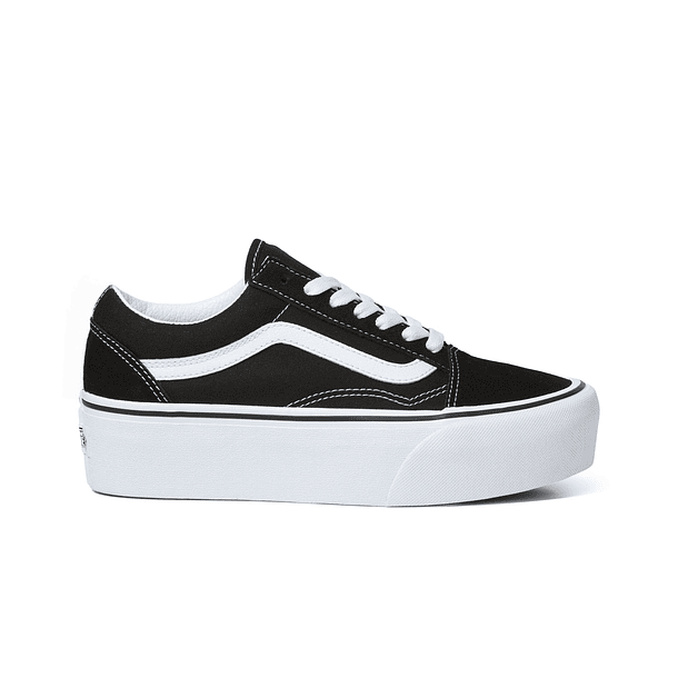 Zapatilla Vans Old Skool Stackform Mujer Negro 1