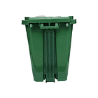 Caneca de basura / Papelera verde de 35 litros con pedal 5