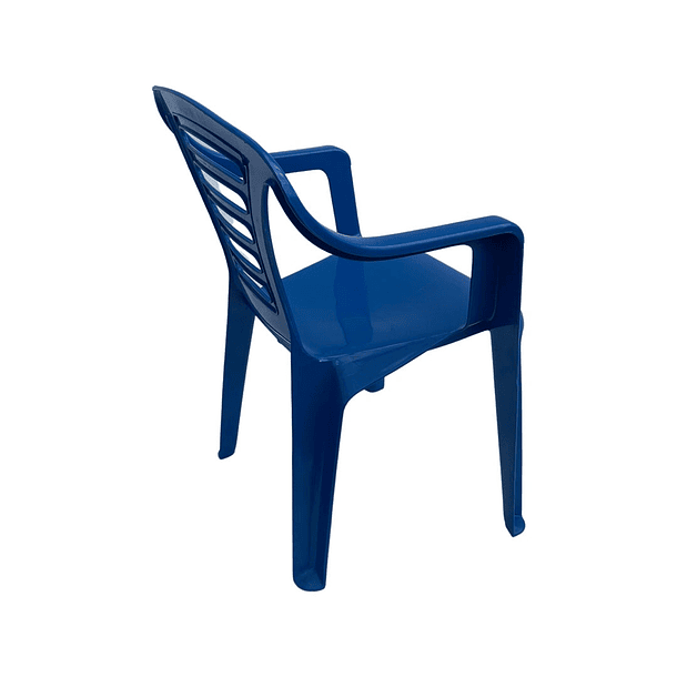 Silla Infantil Plástica México Azul 4