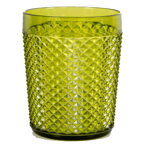 Vasos Acrílicos Plásticos Verdes de 400 ml Set por 4 Unidades V2V 3