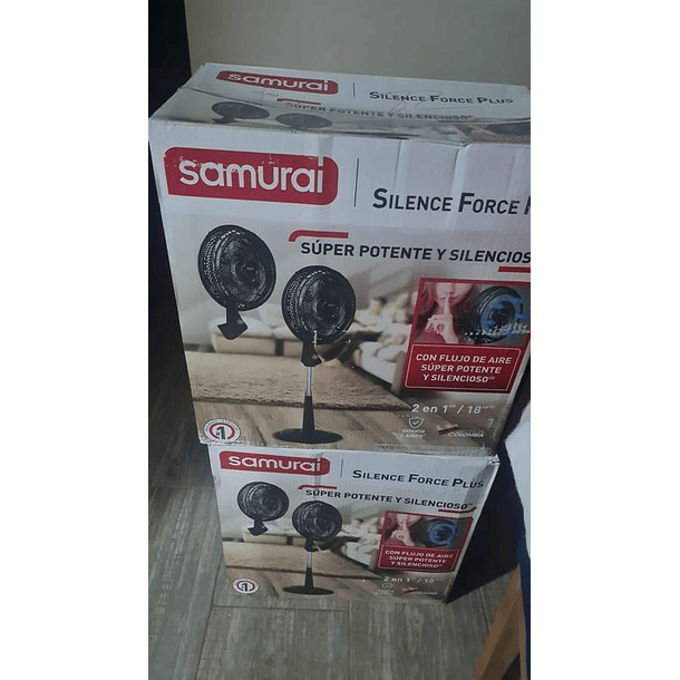 Ventilador SAMURAI Silence Force Plus 2 En 1 Negro 9