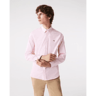 Camisa Rosa de corte regular de algodón 8