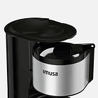 Cafetera IMUSA Perfecta Inox 6 Tazas Negro 4