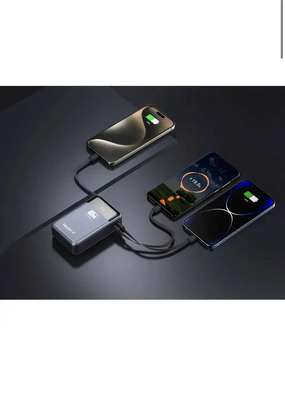 Batería Notebook 20000 Mah 65W Power Delivery Master-G 7