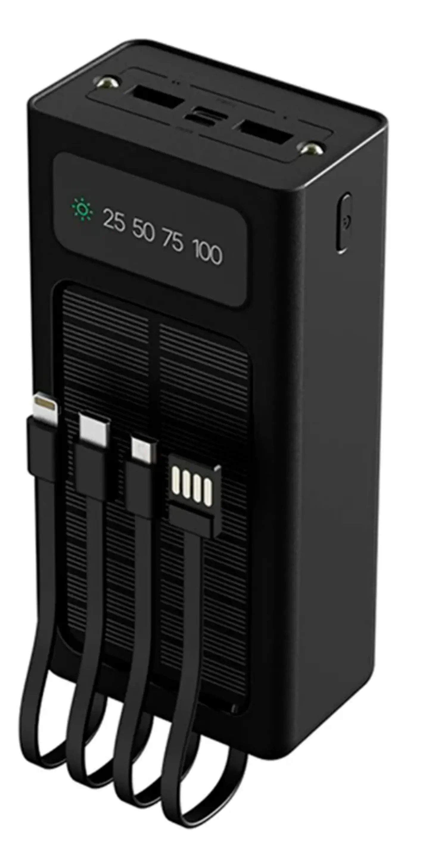 Powerbank Carga Rapida Xtech Solar 30000 Mah con Linterna Led 4