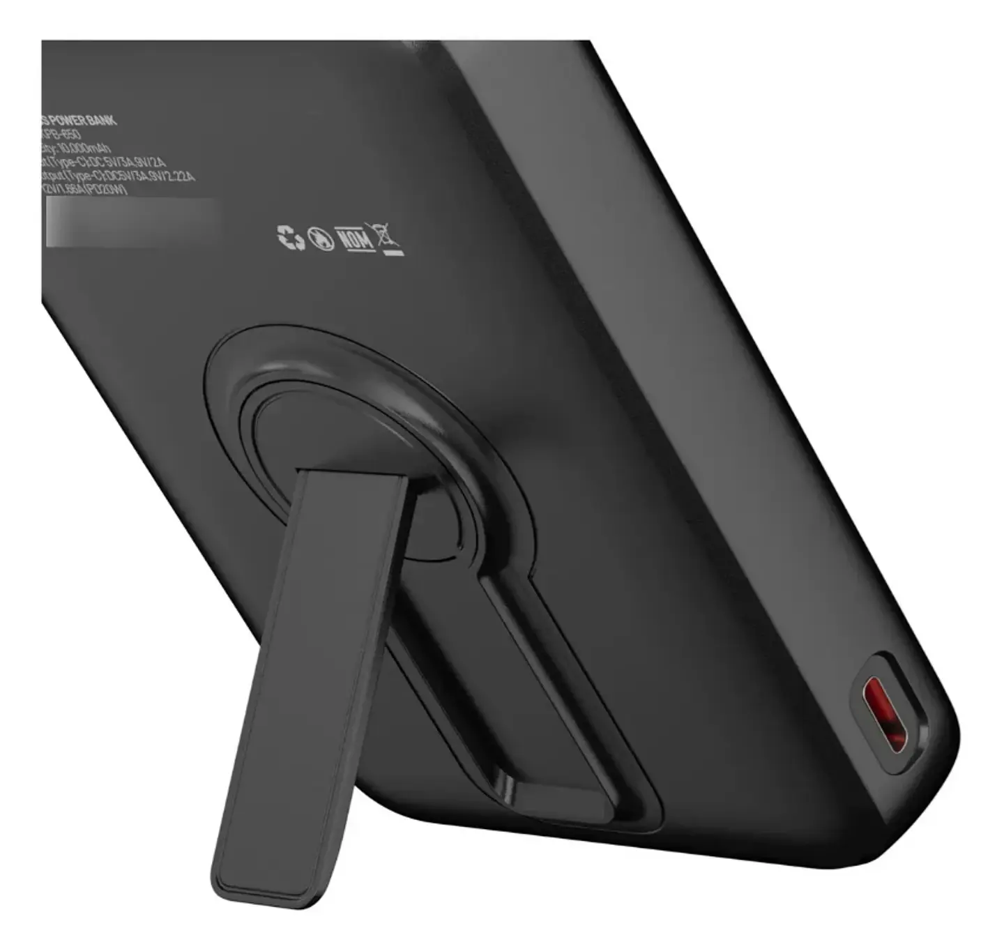 KlipXtreme PowerBank KPB-650 10.000mAh Magnetic Wlss Charg Display 4