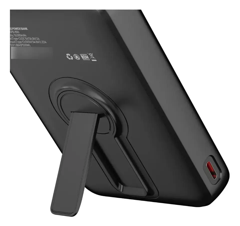 KlipXtreme PowerBank KPB-650 10.000mAh Magnetic Wlss Charg Display 4