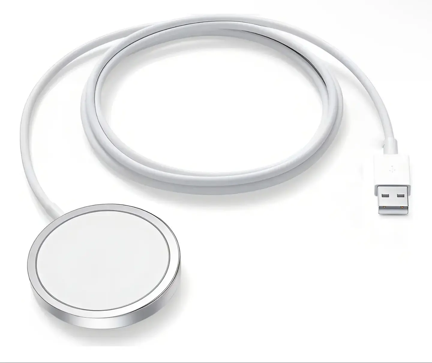 Cargador Inalambrico Magnetico Para iPhone Magsafe 15w Color Blanco IRM Z8 2