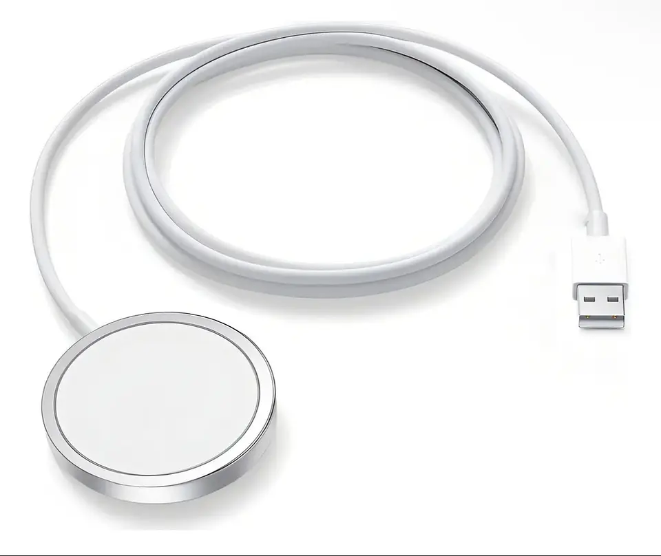 Cargador Inalambrico Magnetico Para iPhone Magsafe 15w Color Blanco IRM Z8 2