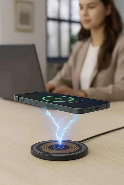 Cargador Inalámbrico Magnético Z9 IRM con Carga Rápida Universal para iPhone y Android
