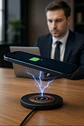 Cargador Inalámbrico Magnético Z9 IRM con Carga Rápida Universal para iPhone y Android - Miniatura 4