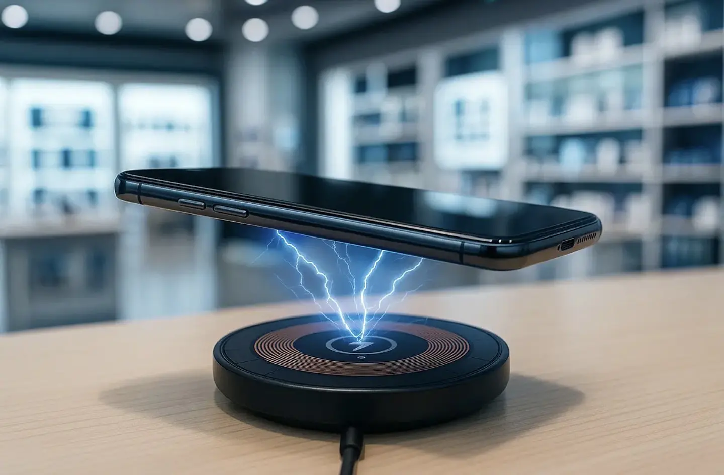 Cargador Inalámbrico Magnético Z9 IRM con Carga Rápida Universal para iPhone y Android 8