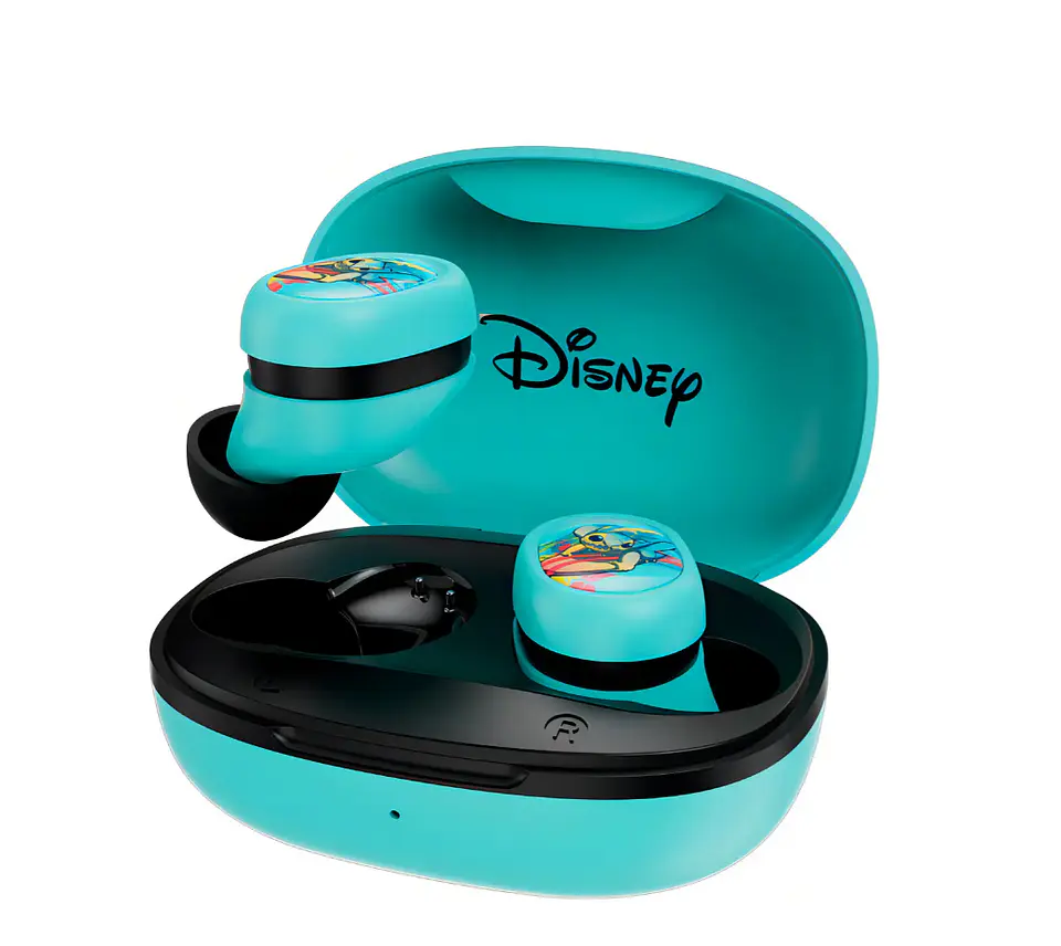 Audífonos Bluetooth Inalámbricos De Stitch Color Azul XTech 4