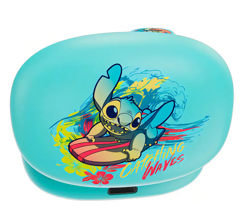 Audífonos Bluetooth Inalámbricos De Stitch Color Azul XTech 5