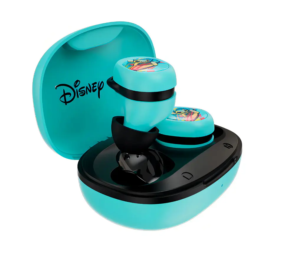 Audífonos Bluetooth Inalámbricos De Stitch Color Azul XTech 1