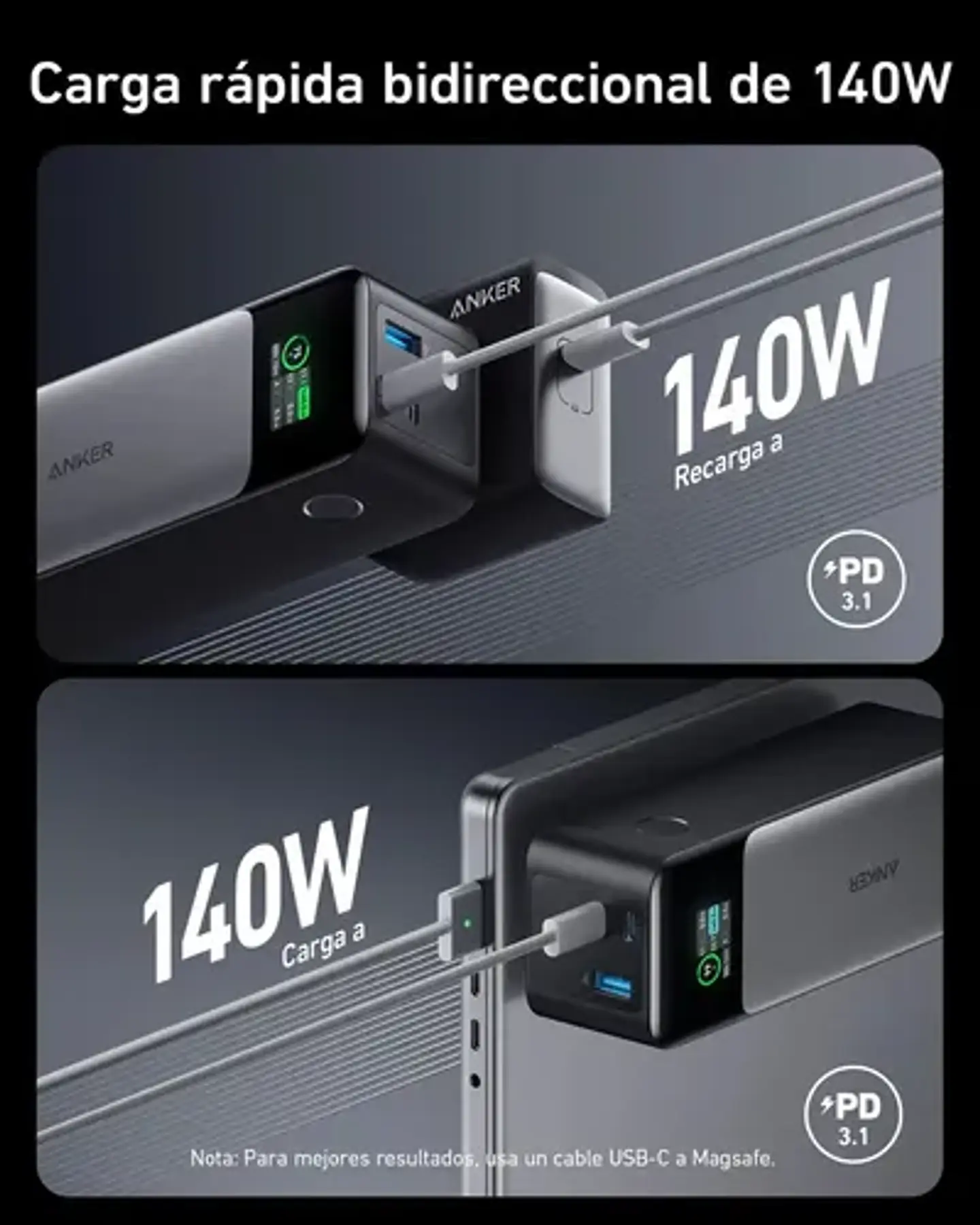 Anker 737 Gen 2 A1289 USB/USB-C 2