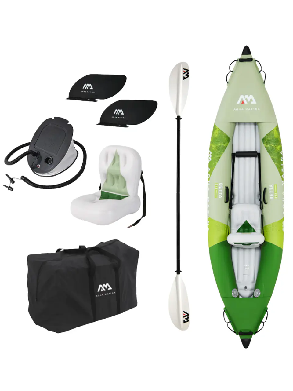 Kayak Betta Single Leisure + Mochila y Accesorios 2