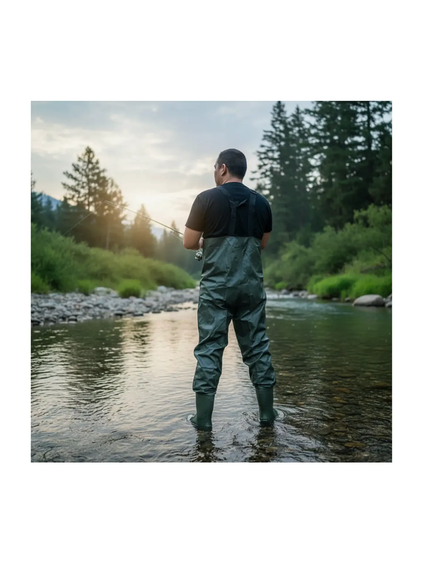 Wader Traje Pesca Verde Oxygen Water 2