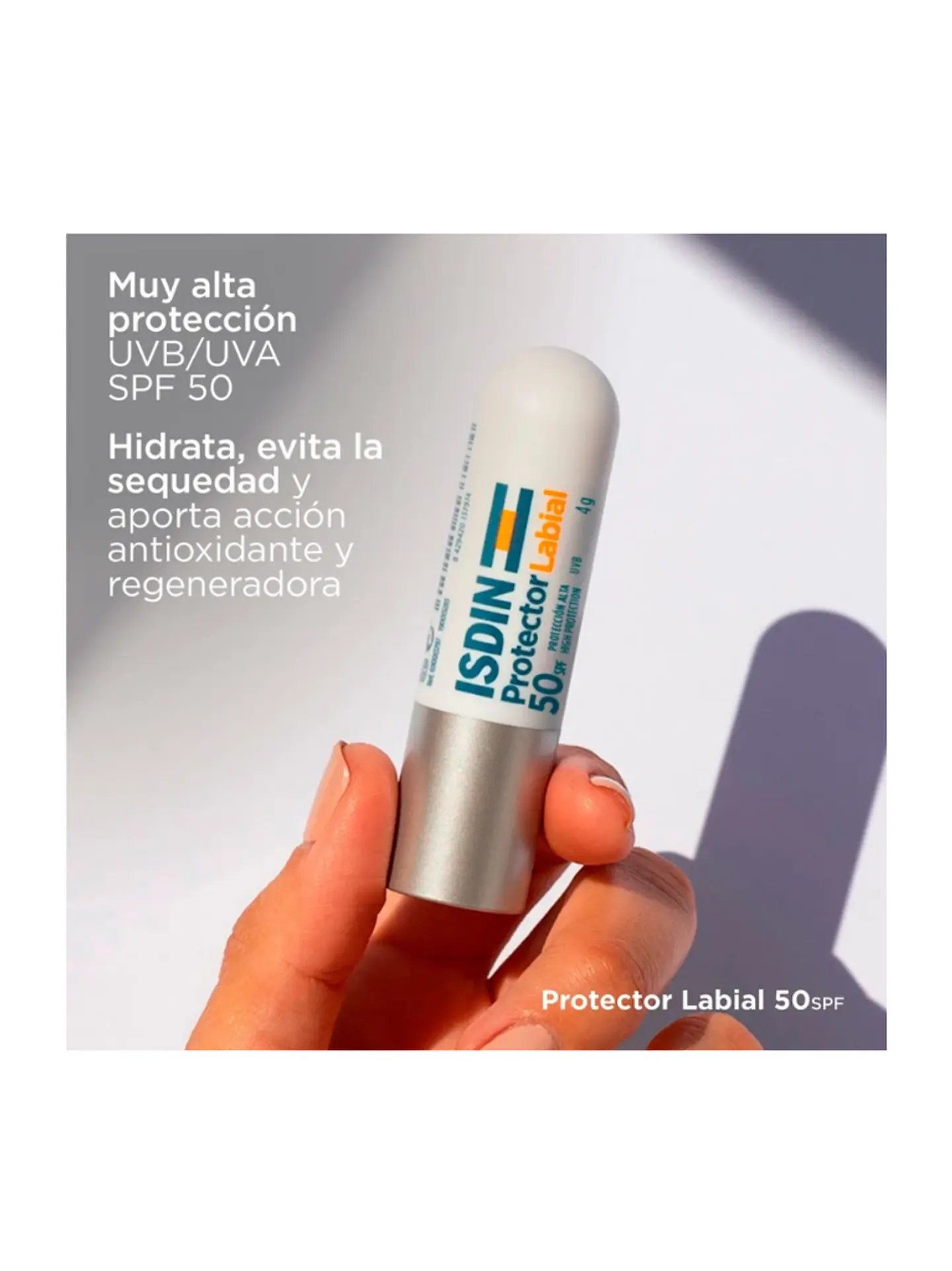 PROTECTOR LABIAL50 SPF ISDIN 4G 3