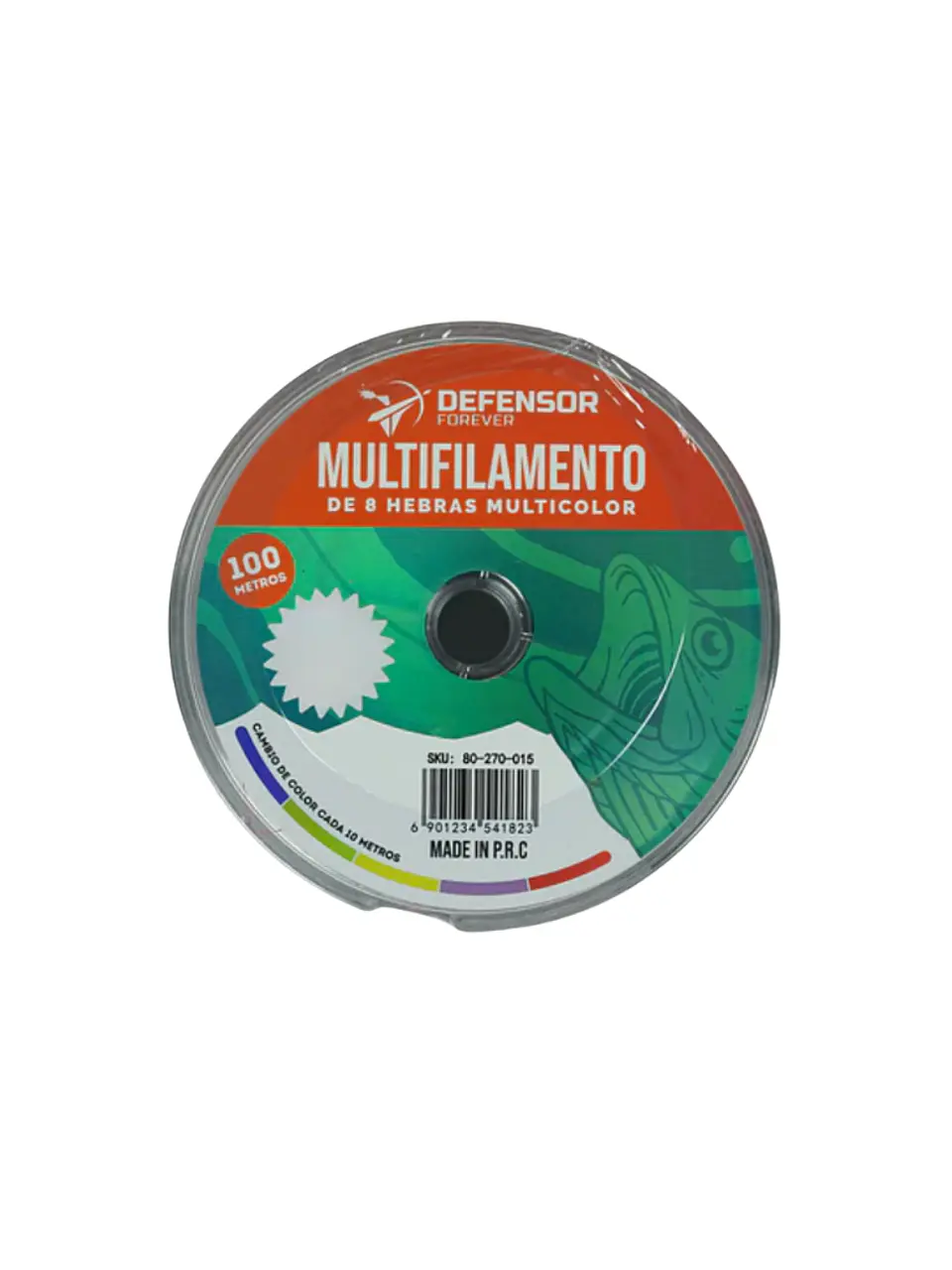 Multifilamento de colores 8 HEBRAS 100MT 1