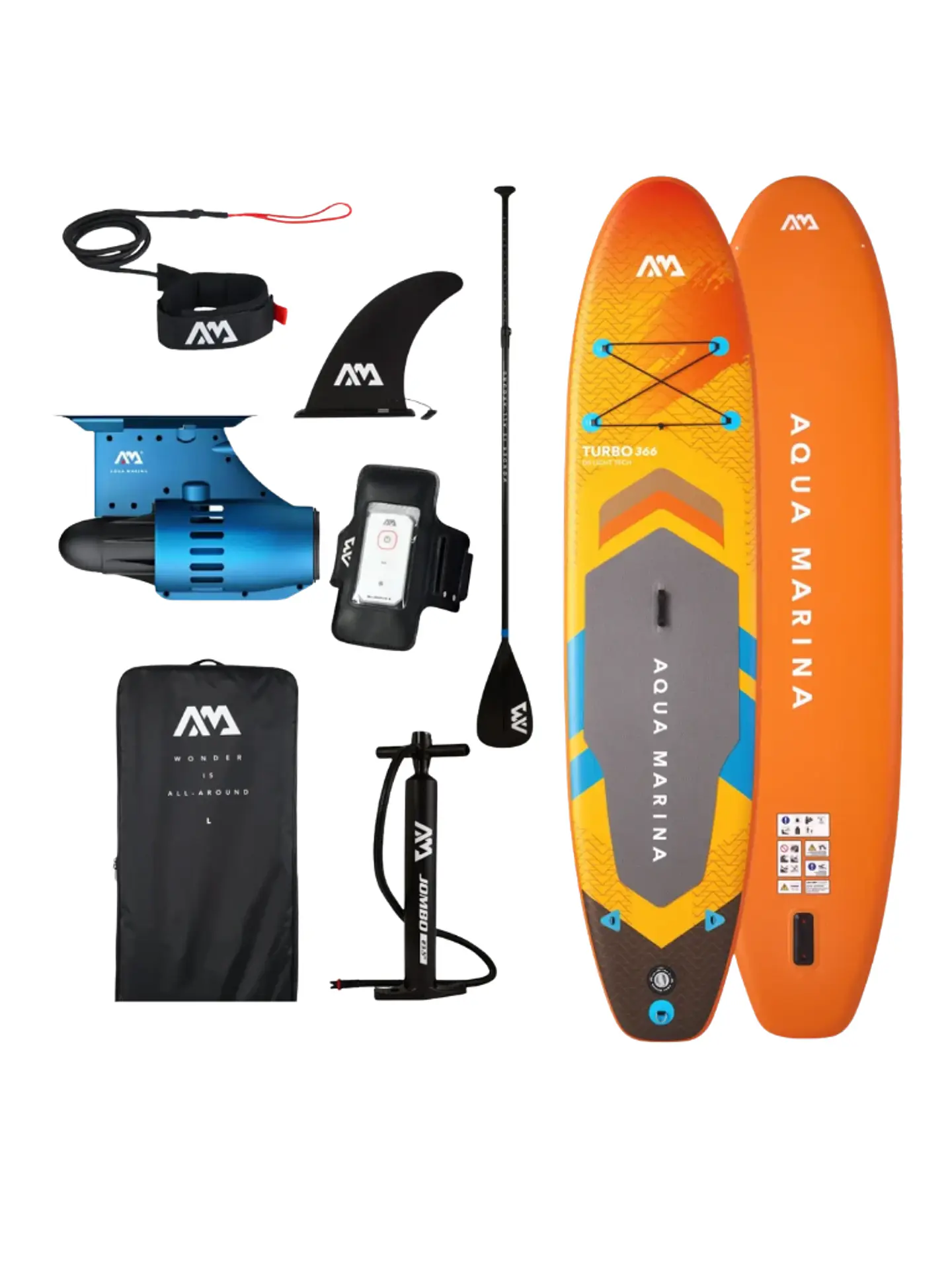 Stand Up Paddle SUP AMGO con Motor Turbo AquaMarina  1