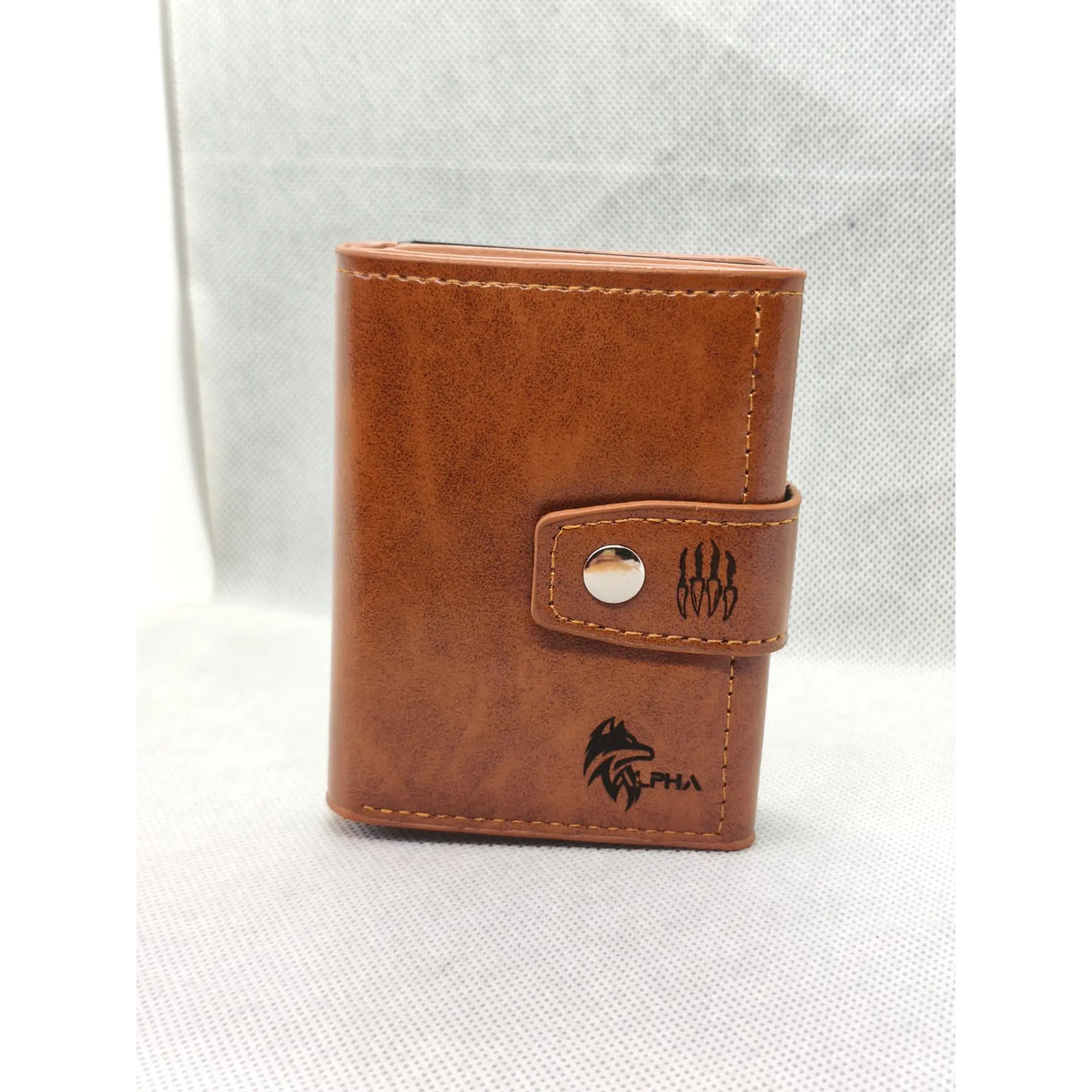Carteira Porta-Cartões Compacta (Rfid) - ALFA Brown 5