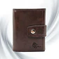 Carteira Porta-Cartões Compacta (Rfid) - ALFA Dark Brown - Thumbnail 1