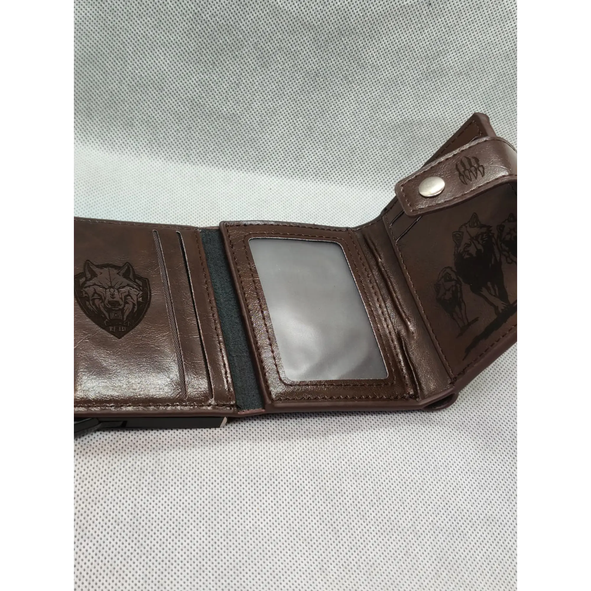 Carteira Porta-Cartões Compacta (Rfid) - ALFA Dark Brown 4