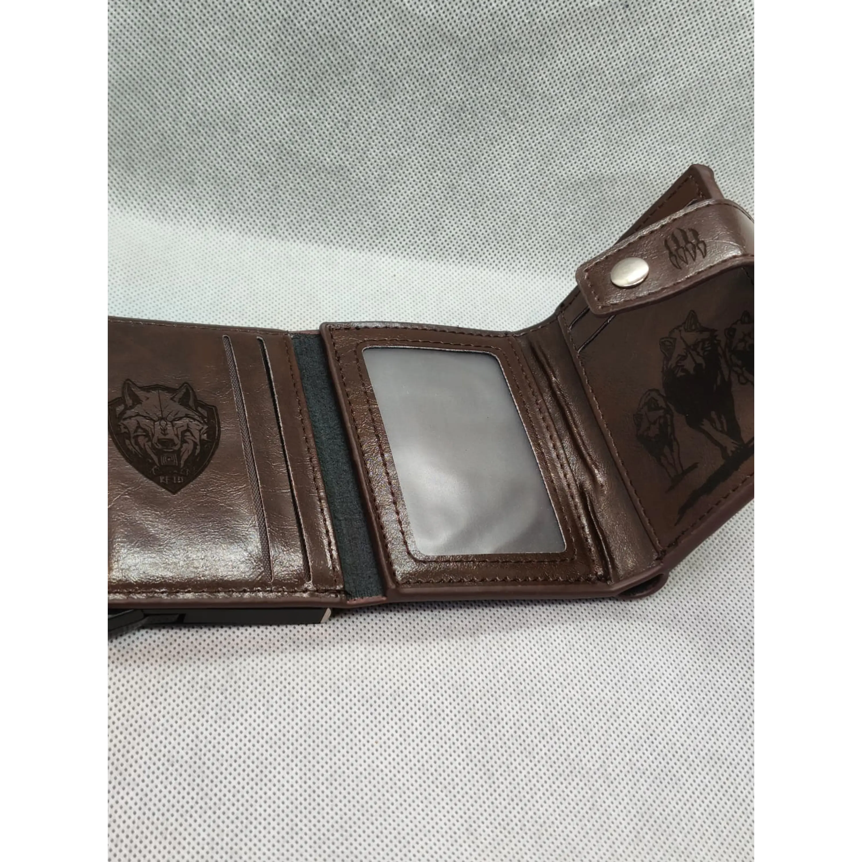 Carteira Porta-Cartões Compacta (Rfid) - ALFA Dark Brown 4