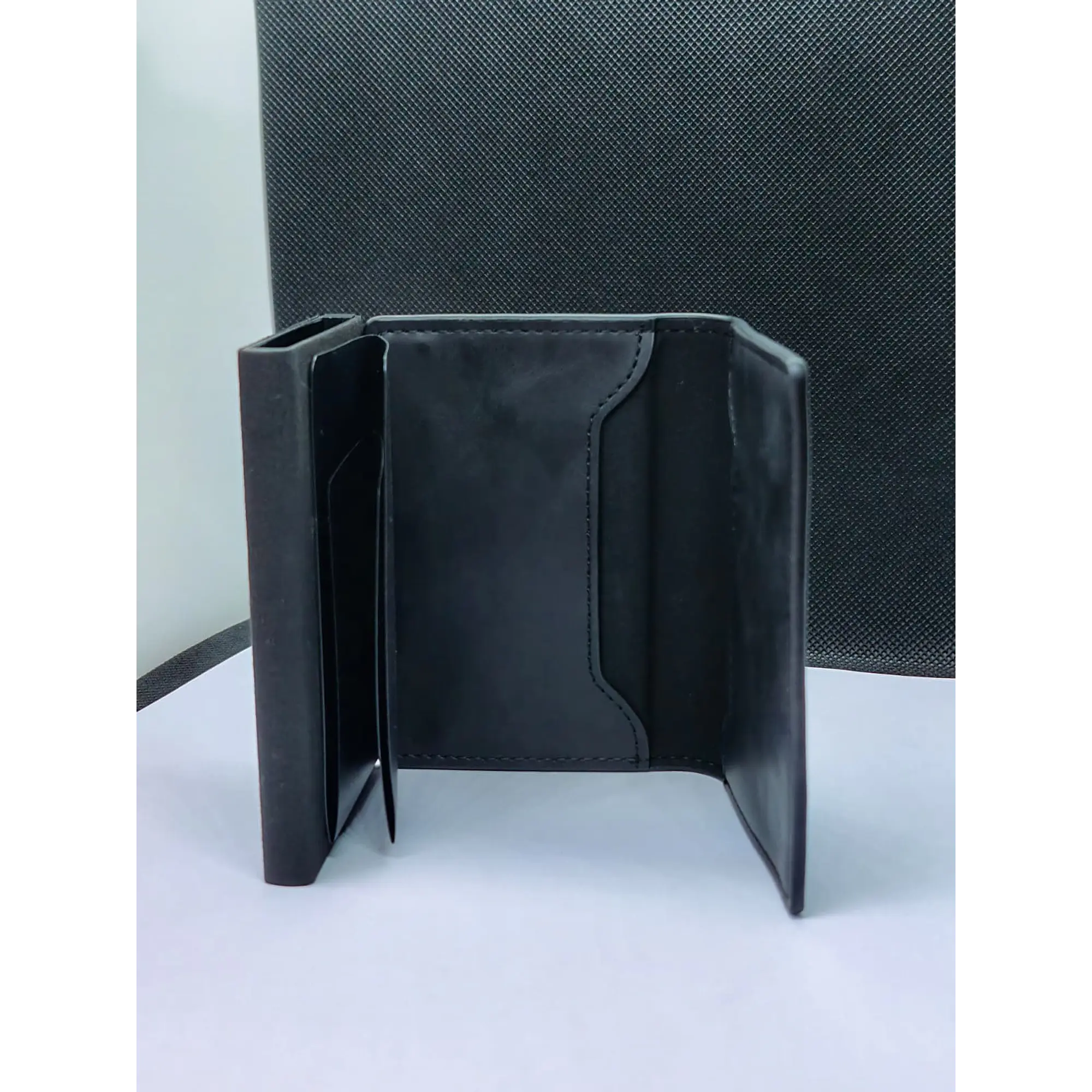 Carteira Porta-Cartões Compacta (Rfid) - Couro Preto 5