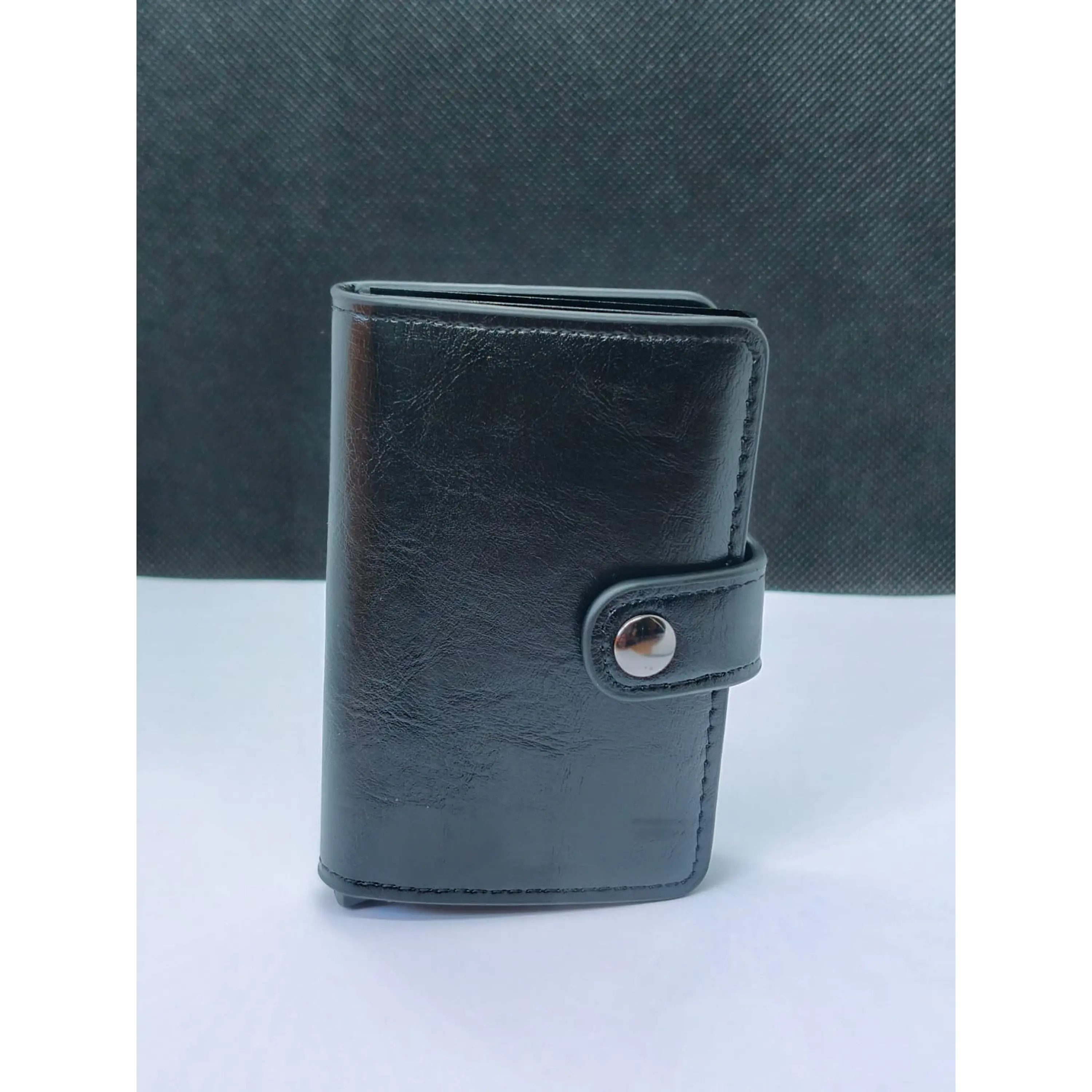 Carteira Porta-Cartões Compacta (Rfid) - Pele Preta 3