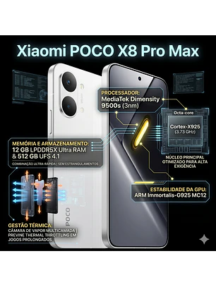 Xiaomi Poco X8 Pro 5G - 8GB/512GB