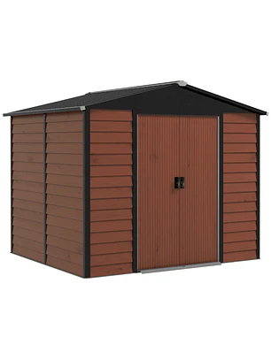 Abrigo de Jardim Exterior 4,4 m² 240x206x198 cm 