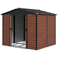 Abrigo de Jardim Exterior 4,4 m² 240x206x198 cm  - Thumbnail 8