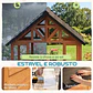 Casinha Infantil Exterior e Interior de Madeira  - Thumbnail 5