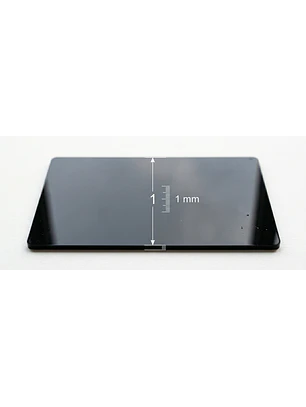 Placa de Acrílico Preto - Brilho de Impacto