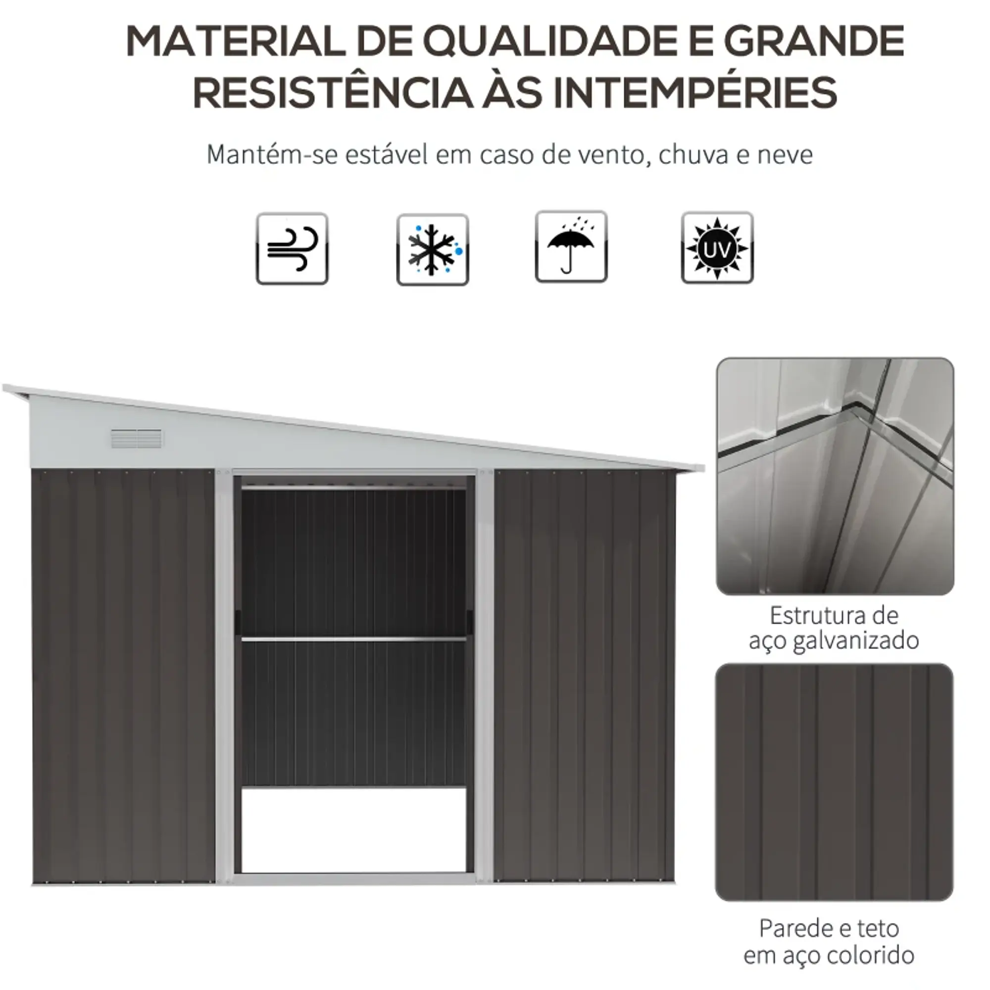 Abrigo de Jardim 8,9 m² 5