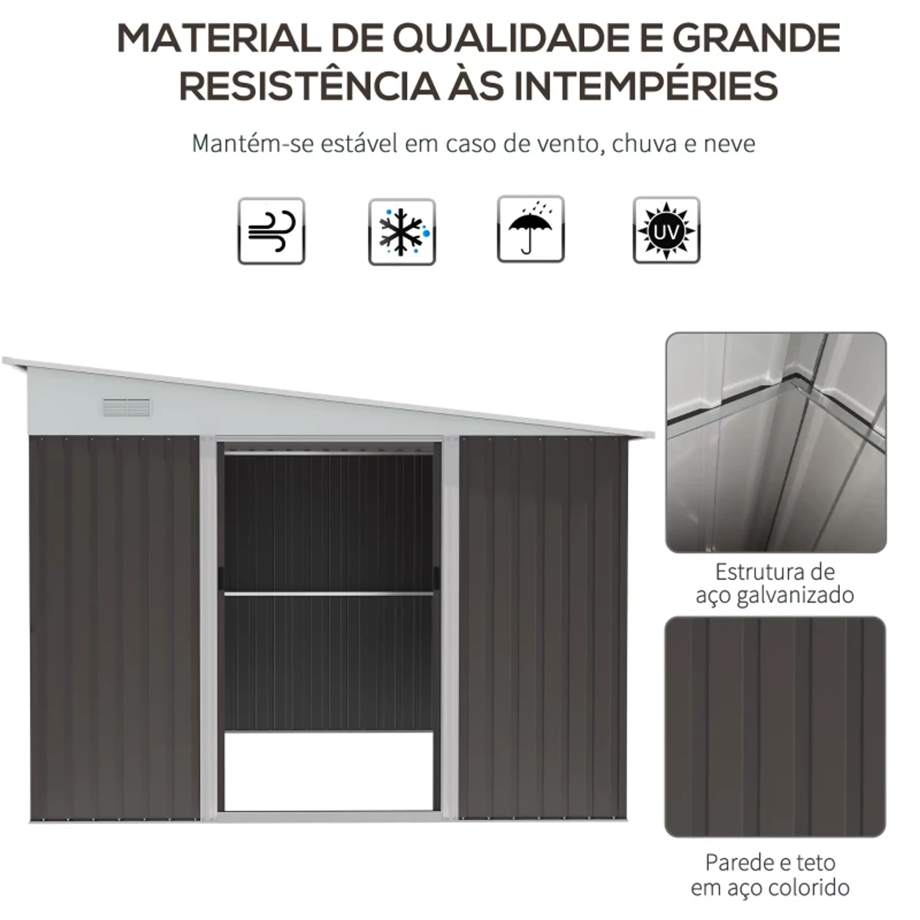 Abrigo de Jardim 8,9 m² 5