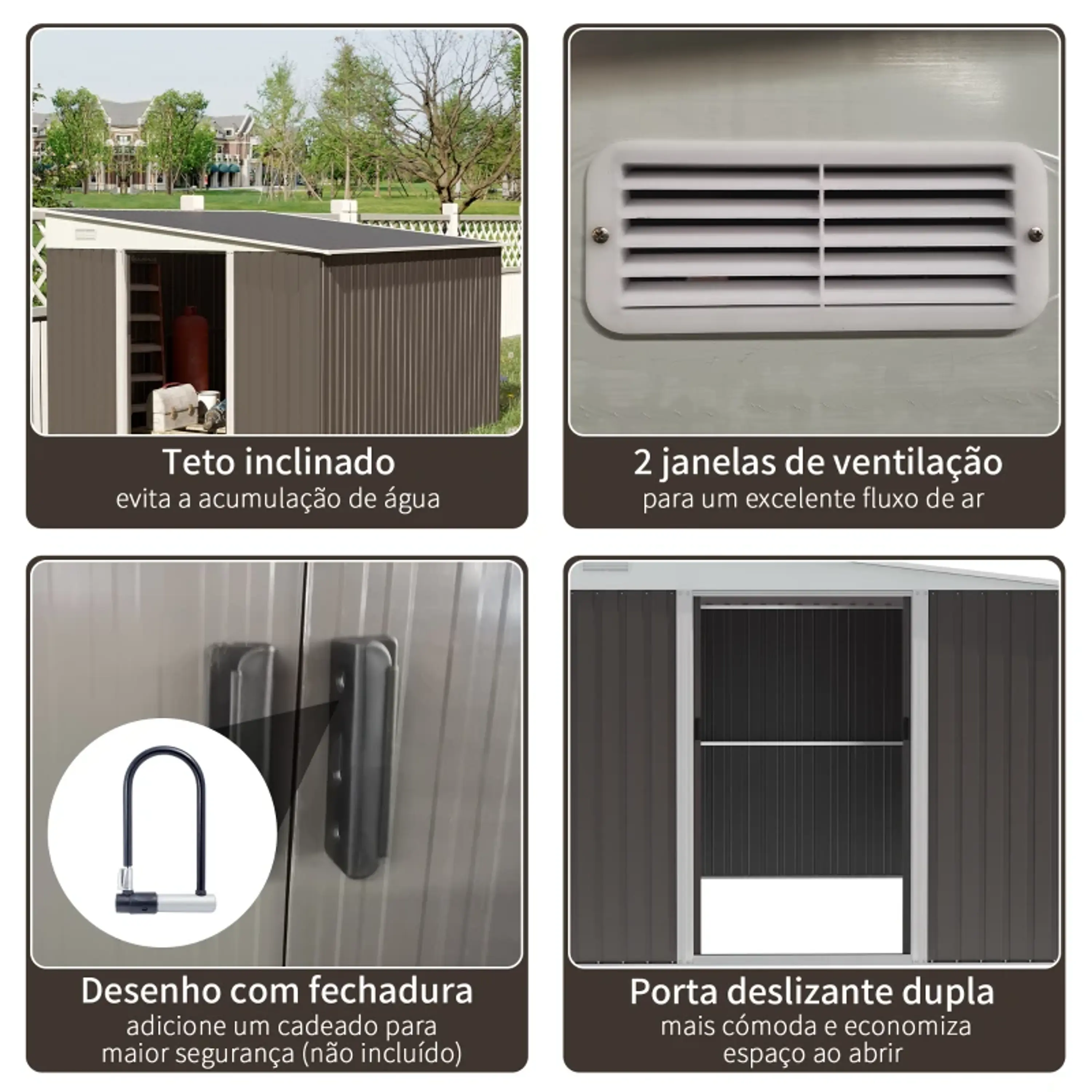 Abrigo de Jardim 8,9 m² 7