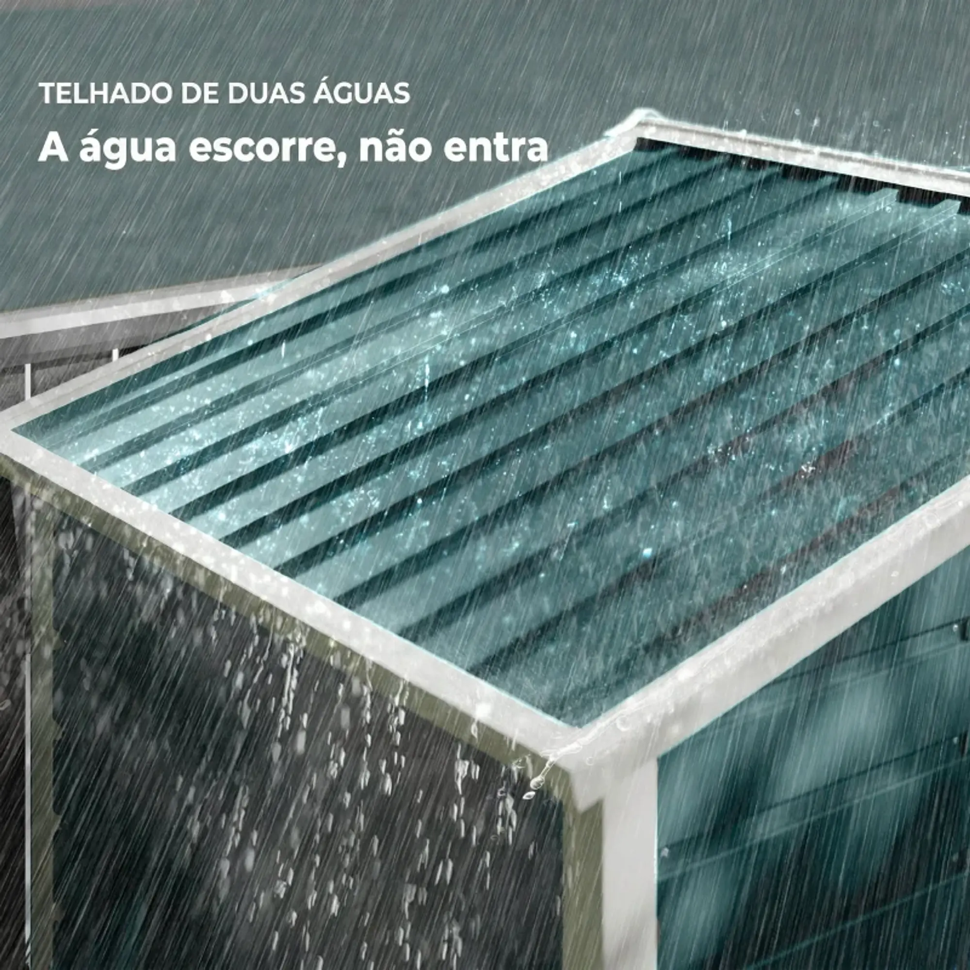 Abrigo de Jardim Exterior 2,36m² 8