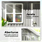 Abrigo de Jardim Exterior 2,55 m² Cinza Escuro - Thumbnail 4