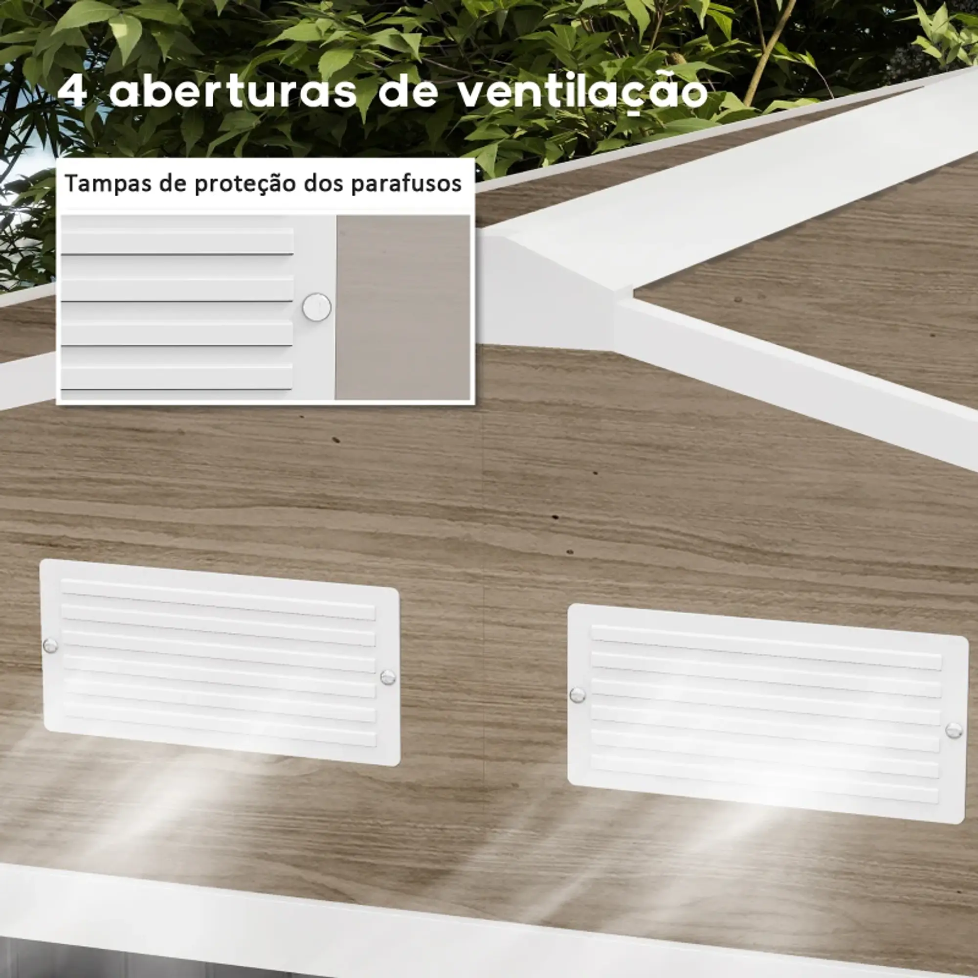 Abrigo de Jardim de Superfície útil com 4,9m² 5