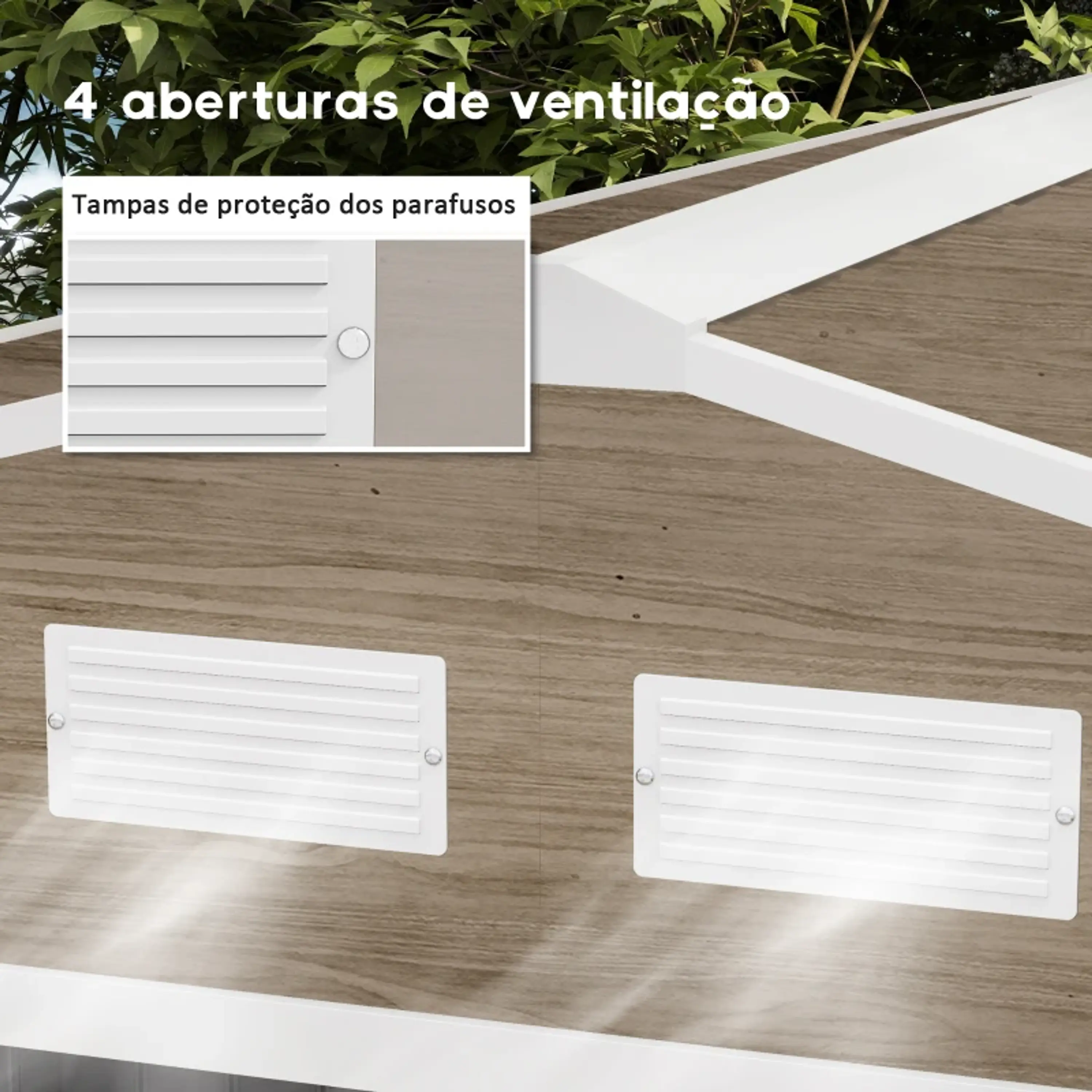 Abrigo de Jardim de Superfície útil com 4,9m² 5
