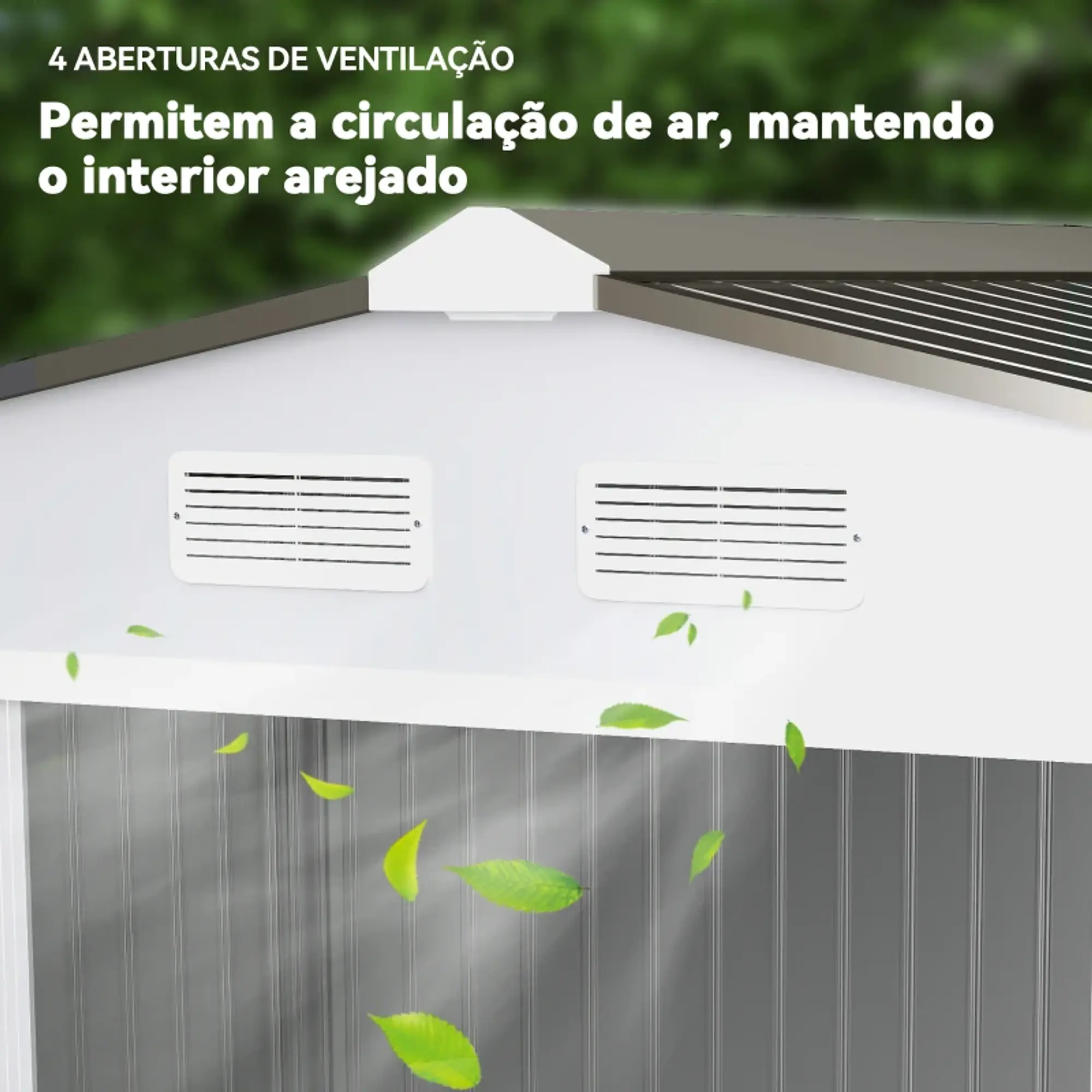 Abrigo de Jardim Exterior 4,83m² 14