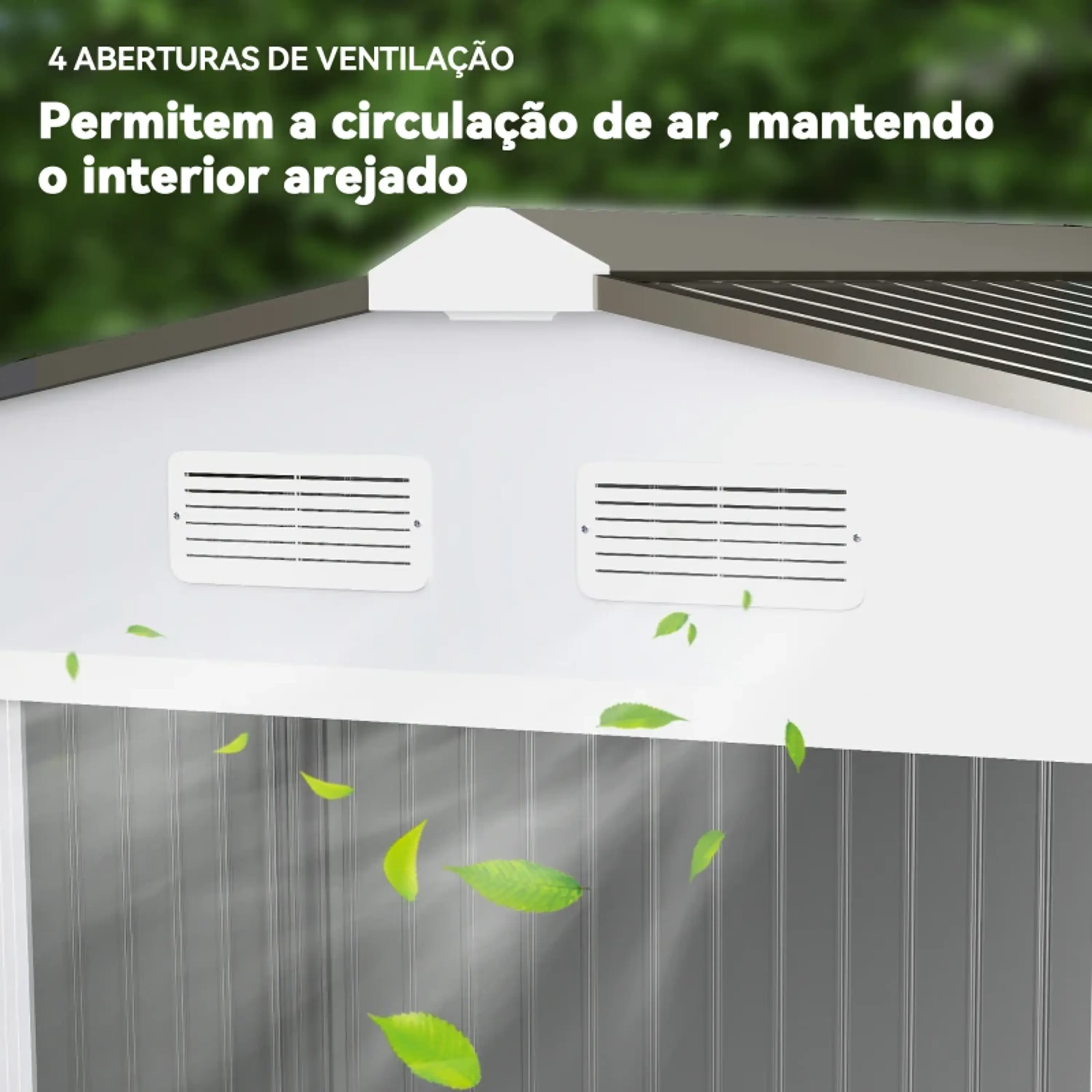 Abrigo de Jardim Exterior 4,83m² 14