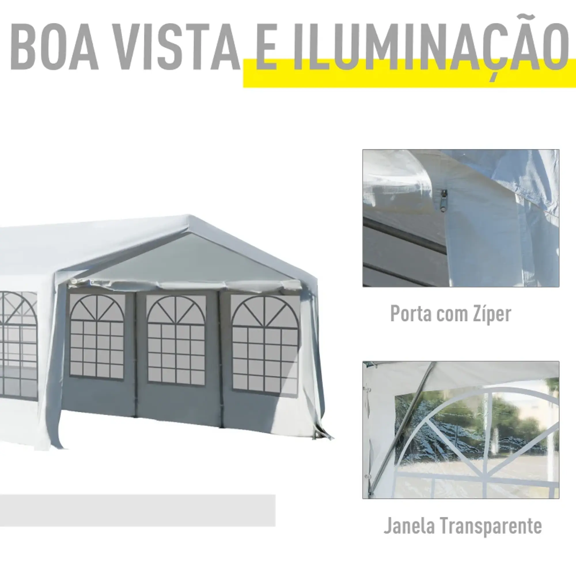 Tenda para Festas/ Eventos 8x4m 8