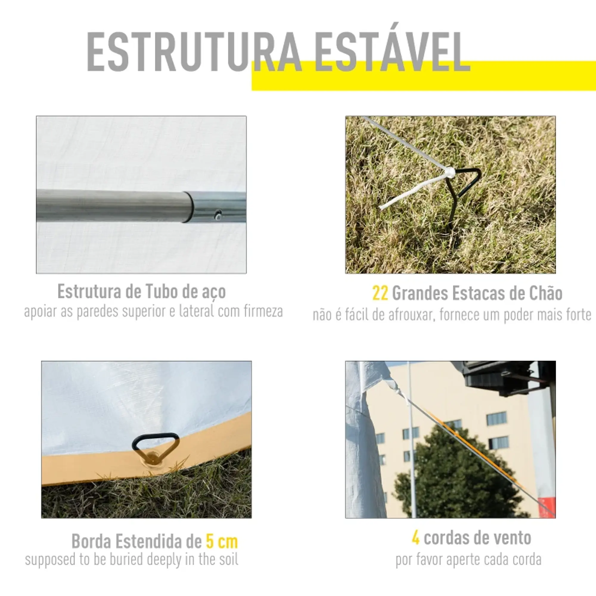 Tenda para Festas/ Eventos 8x4m 9