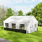 Tenda para Festas 4x6 m, Tenda de Jardim com Paredes Removíveis, 2 Portas e Janelas UPF30+ - Thumbnail 12