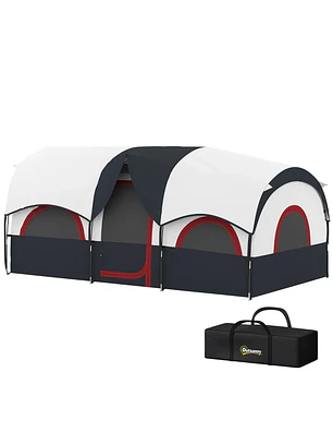 Tenda de Campismo Familiar Tipo Túnel para 4-6 Pessoas