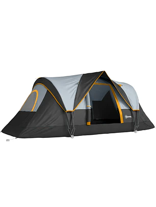 Tenda de Campismo Impermeável 3000mm+ com Bolsa de Transporte